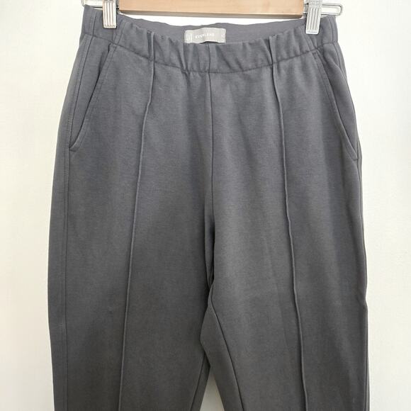 Everlane Dream Pant Grey Graphite Size S Structured Trouser Sweatpants - Picture 5 of 8